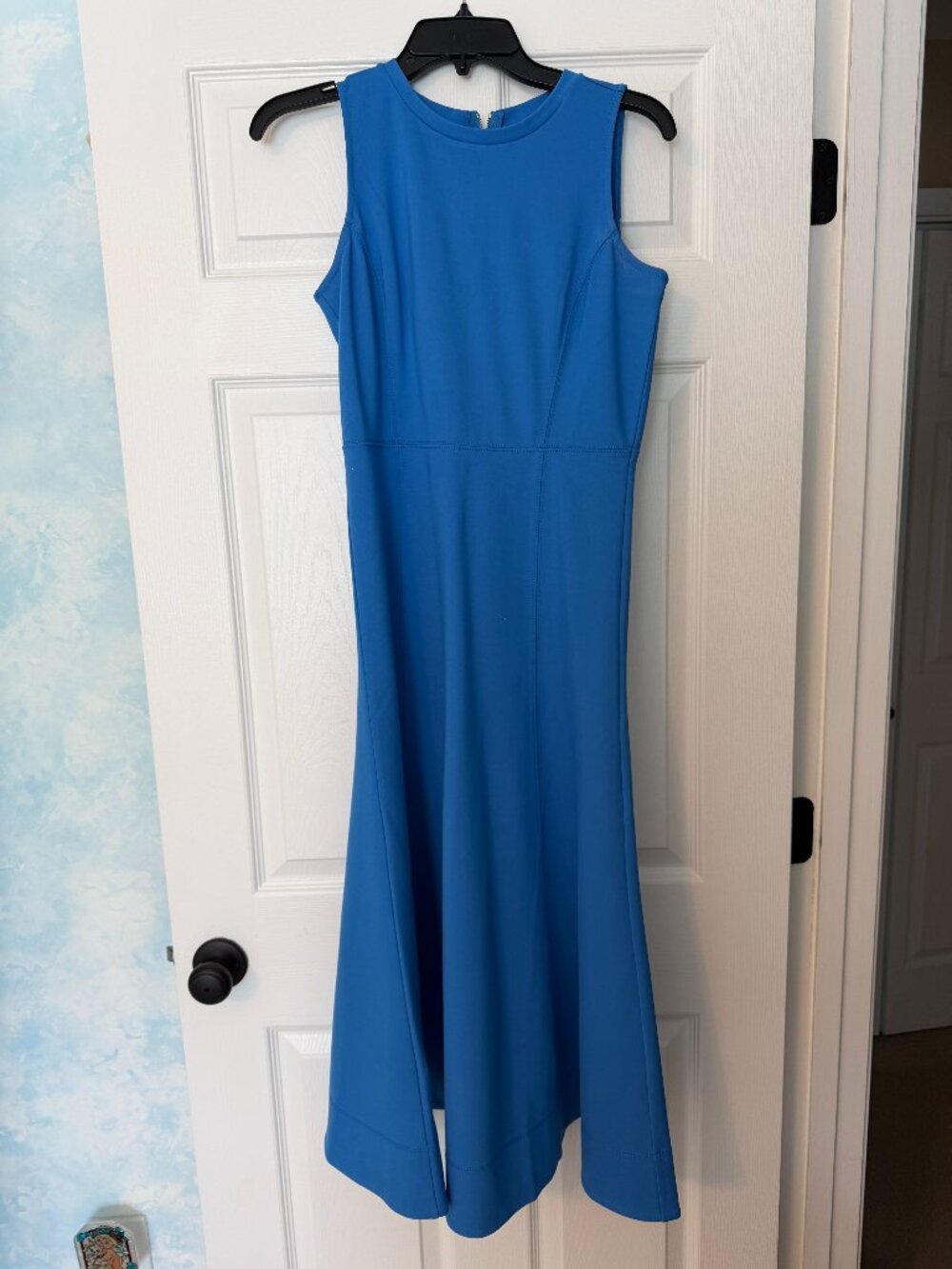 Loft Ponte Seamed Tank Midi Dress